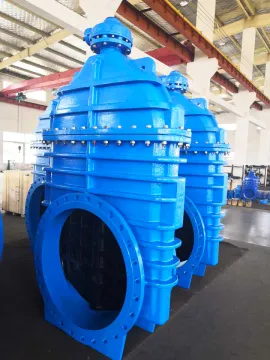 Non-Rising Stem Resilient Gate Valve Gear Operated