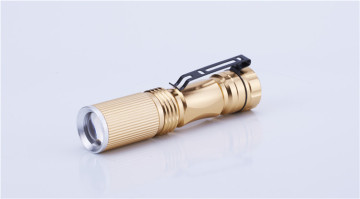 AA battery focus light IP67 mini rechargeable led flashlight