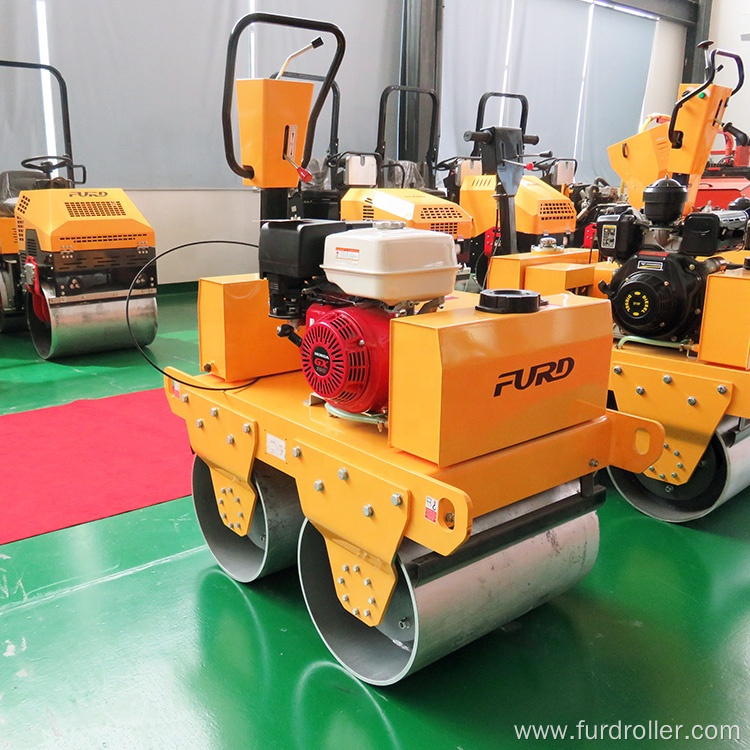 Walk Behind Double Drums Roller Compactor with Japan Engine