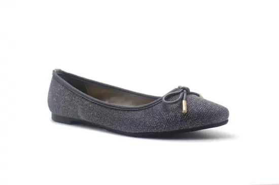 Womens Closed Toe And Back Flat With Bowknot