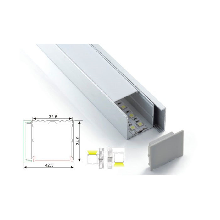 Lighting Design White Linear Light