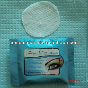 Pad Form disposable eye makeup remover, eyelid tattoo remover wipe