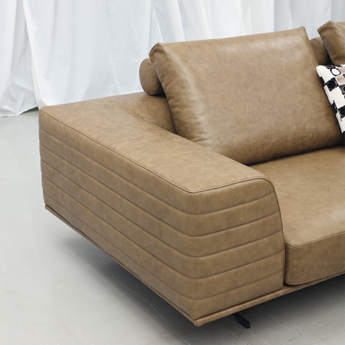 Set Sofa Kulit Penyimpanan Papak Batu Kreatif