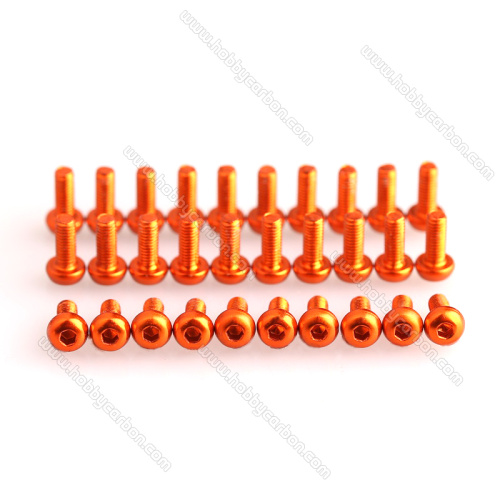 M3 Colored Aluminum Screws by Metric
