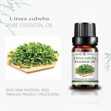 100% Pure e Natural Litsea Cubeba Essential Peil Skincare and Aroma Uso