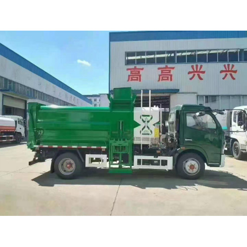 Camion à ordures de collecte des déchets de cuisine 4x2 7tons