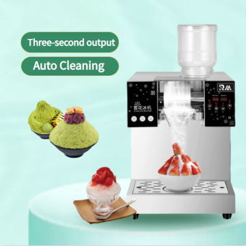 Snow Flake Fruit Shaved Ice Cream Machine for Bingsu and Coffee