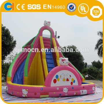 Kitty types inflatable water slides , family sizes Inflatable water park for kids