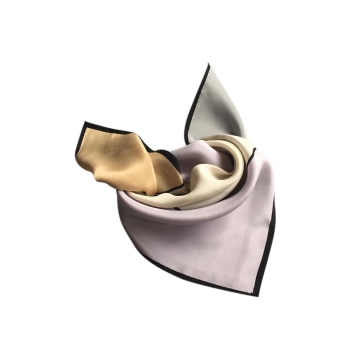 Custom Logo Design Square Silk Scarf 90x90cm