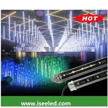 DMX Clear RGB 3D vertical tube disco