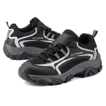 Summer Large Size Men's Anti-Slip Custom Jogging Hiking Shoes