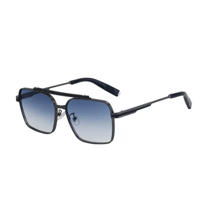 Trendy Luxury Brand Metal Frame Vintage Sunglasses with Custom Logo