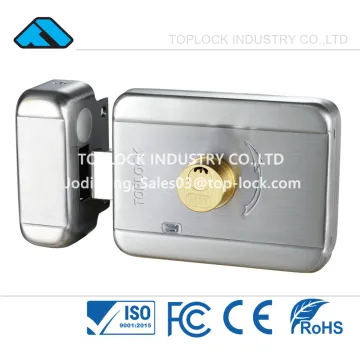 Gate Lock Double Sided Electric Motorized Mortise Lock with Solid Brass Cylinder