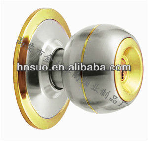 fashion metal knob tubular office door security lock