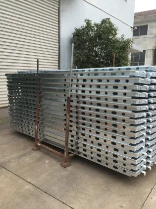 Perforated Steel Scaffold Plank Layher Style Construction Use