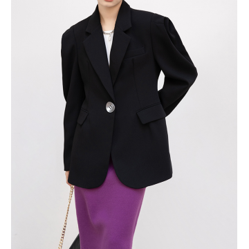 Giacca a manica lunghe blazer casual da donna