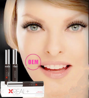 The newest longer eyelash product in 2014 Real Plus eyelash enhancer glue/masacara