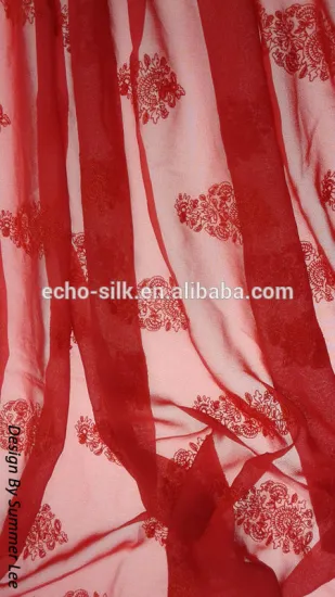 2014 fashion top georgette/GGT silk embroidery fabric