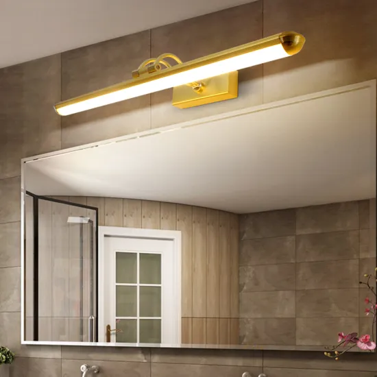 Modern Black and White LED Mirror Cabinet Lights for Bathroom & Hotel