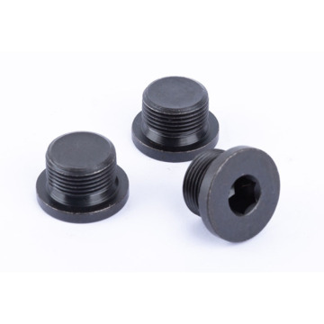 Black Oxide Hexagon Socket Screw Plugs: M8, M10, M12, M16 Spot Carbon Steel