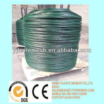 green pvc coated binding wire