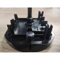 Black Plastic Injection Molded Parts with Textured Finish