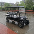 6 passengers black 4wd golf cart for sale