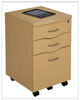 Premium 3-Drawer Mobile Filing Cabinet