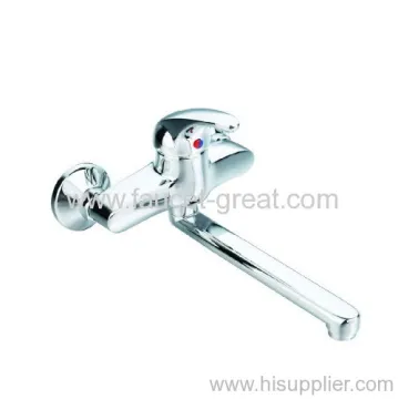 Wall Mounted Single Lever Kitchen Faucets 