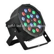 RGB high brightness 18pcs*1W LED Par Light for Disco, Stage, Bar, Club