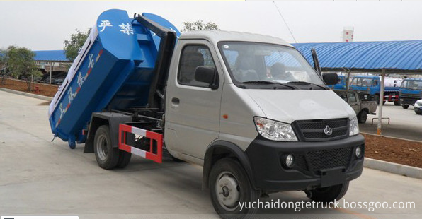 Changan Mini hooklift garbage truck