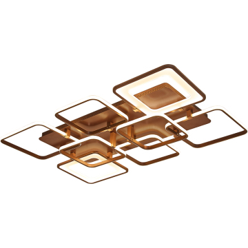 Modern Acrylic Ceiling Lights - Square Rings for Living Room and Bedroom (AC85-265V)
