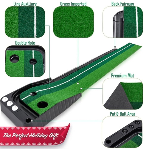 Home Putt Game Mat Golf Playing Mat