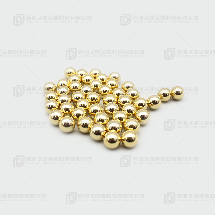 Tungsten alloy gold plated ball