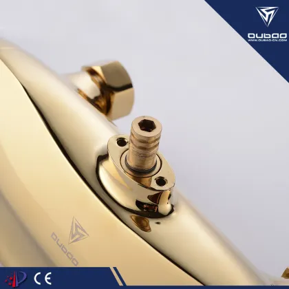 Golden Three Ways Bath Shower Faucet Set