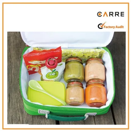 custom brand cute canvas lunch bags for children