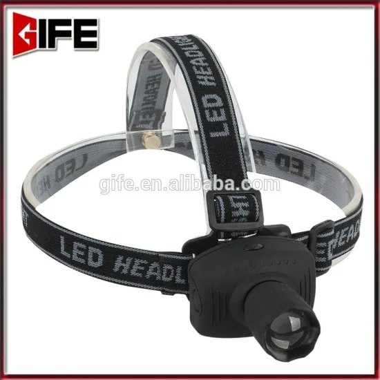 GF-8028 Cheapest Wholesale 3W best long range XPE LED Sensor headlamp 3*aaa battery powered led headlight