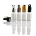 Essential Oil White Porcelain Glossy Glass Dropper Bottle