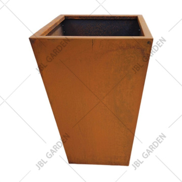 Large Outdoor Garden Rusty Metal Planter