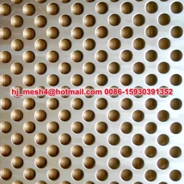 round hole perforated metal sieve