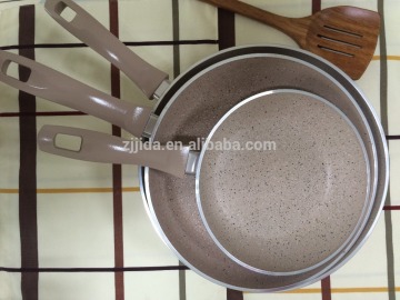 High quality forged aluminum marble coating fry pan