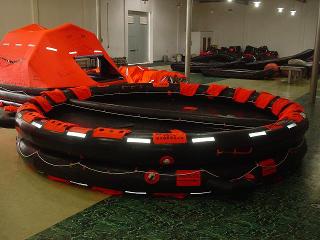 50 Persons open  inflatable life raft