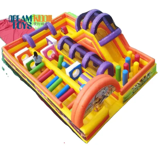 Outdoor Playground: Big Inflatable Obstacle Course for Kids