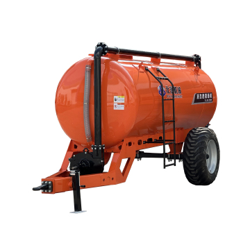 Single Axle 6 Cubic Meters Tractor Trailer Centrifugal Pump Biogas Slurry Tanker for Grassland and Cattle Farms