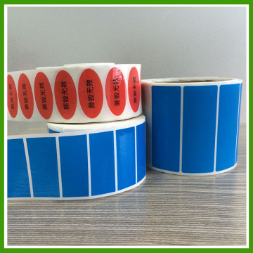 Tamper proof art coated label paper