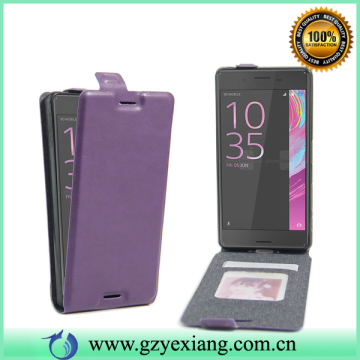 Factory wholesale price mobile phone leather case for Sony X Performance