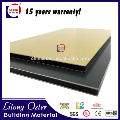 Litong Oster bathroom plastic wall panels corrugated sandwich panel aluminum composite panel
