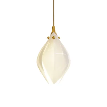 Ceramic Petal Magnolia Flower Bedside Chandelier