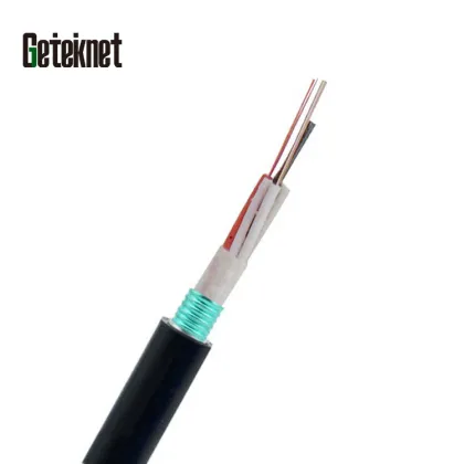 Geteknet GYTS 96 Core Black PE Outdoor Fiber Optic Cable for Internet Networks