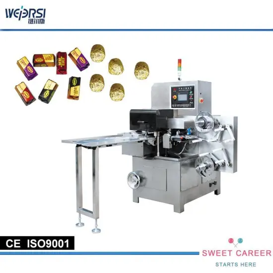Chocolate Brush Wrapping Machine Fold Packing Machine